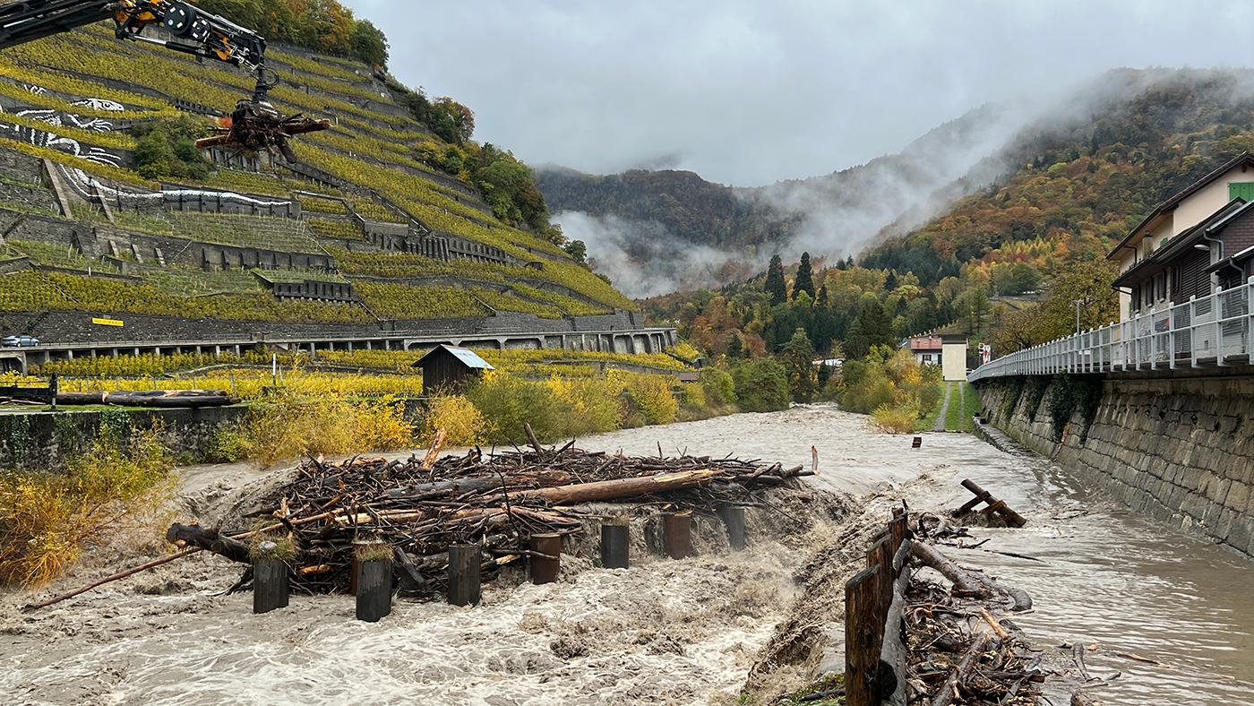 Grand Eau bei Aigle (VD) am 14.11.2023