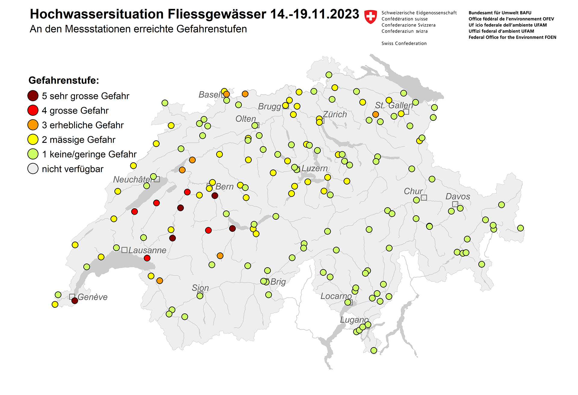 Hochwasser vom 14.-19. November 2023