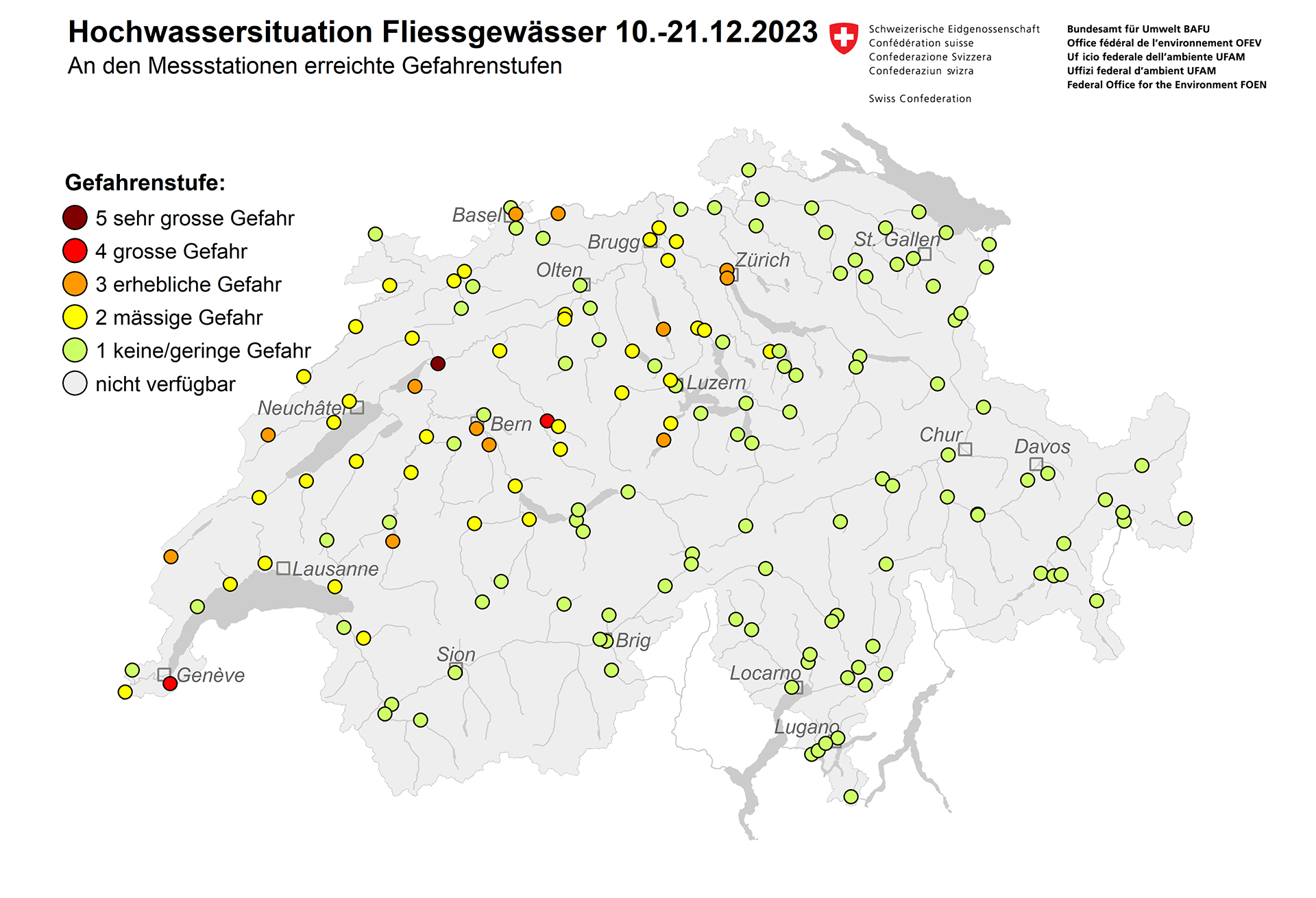 Hochwasser vom 10.-21. Dezember 2023