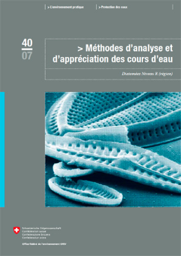 Cover Méthodes d'analyse et d'appréciation des cours d'eau. Diatomées Niveau R (région). 2007. 132 p.