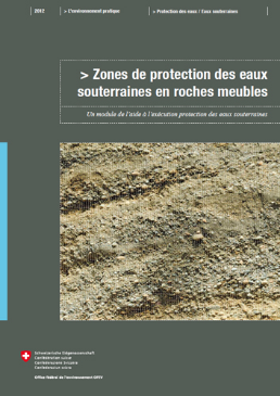 Cover Zones de protection des eaux souterraines en roches meubles