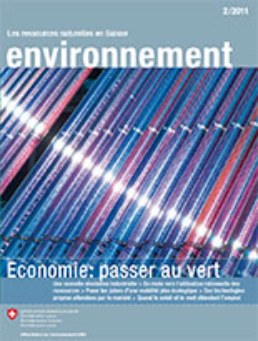Cover Magazine Economie: passer au vert