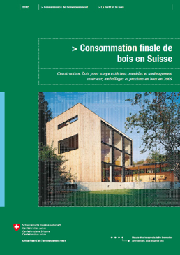 Cover Consommation finale de bois en Suisse (Synthèse)
