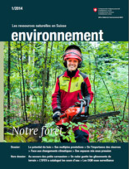 Cover Magazine environnement 1/2014 Notre forêt