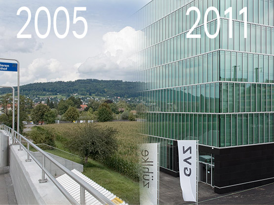 Ortsbild Schlieren Vergleich 2005 - 2011