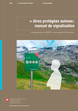 Cover Aires protégées suisses: manuel de signalisation