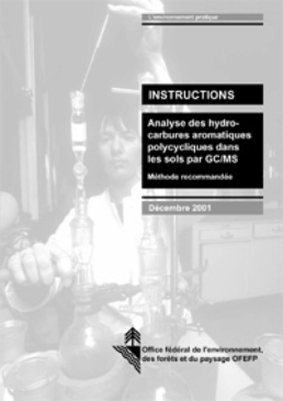 Cover Analyse des hydrocarbures aromatiques polycycliques dans les sols par GC/MS. Méthode recommandée. 2001. 27 p.