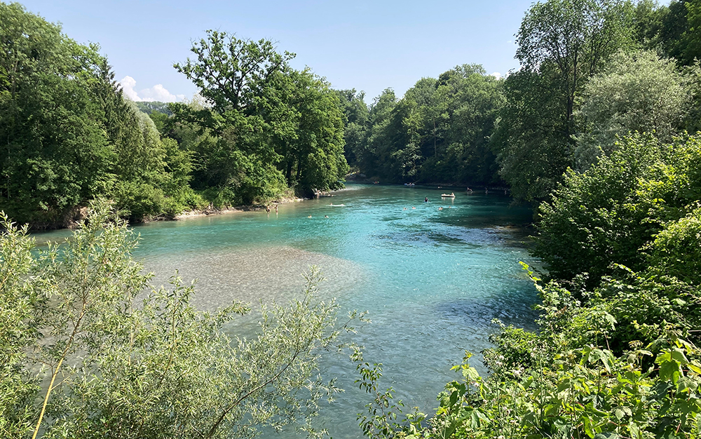 Aare bei Bremgarten bei Bern