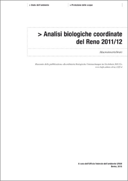 Cover Analisi biologiche coordinate del Reno 2011/12