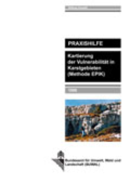 Cover Kartierung der Vulnerabilität in Karstgebieten (Methode EPIK). 1998. 56 S.