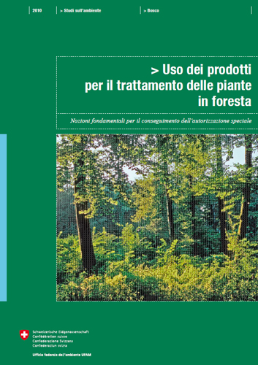 Cover Uso dei prodotti per il trattamento delle piante in foresta