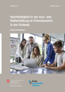 Cover_UI2004_Nachhaltigkeit in der Aus- und Weiterbildung im Finanzbereich in der Schweiz
